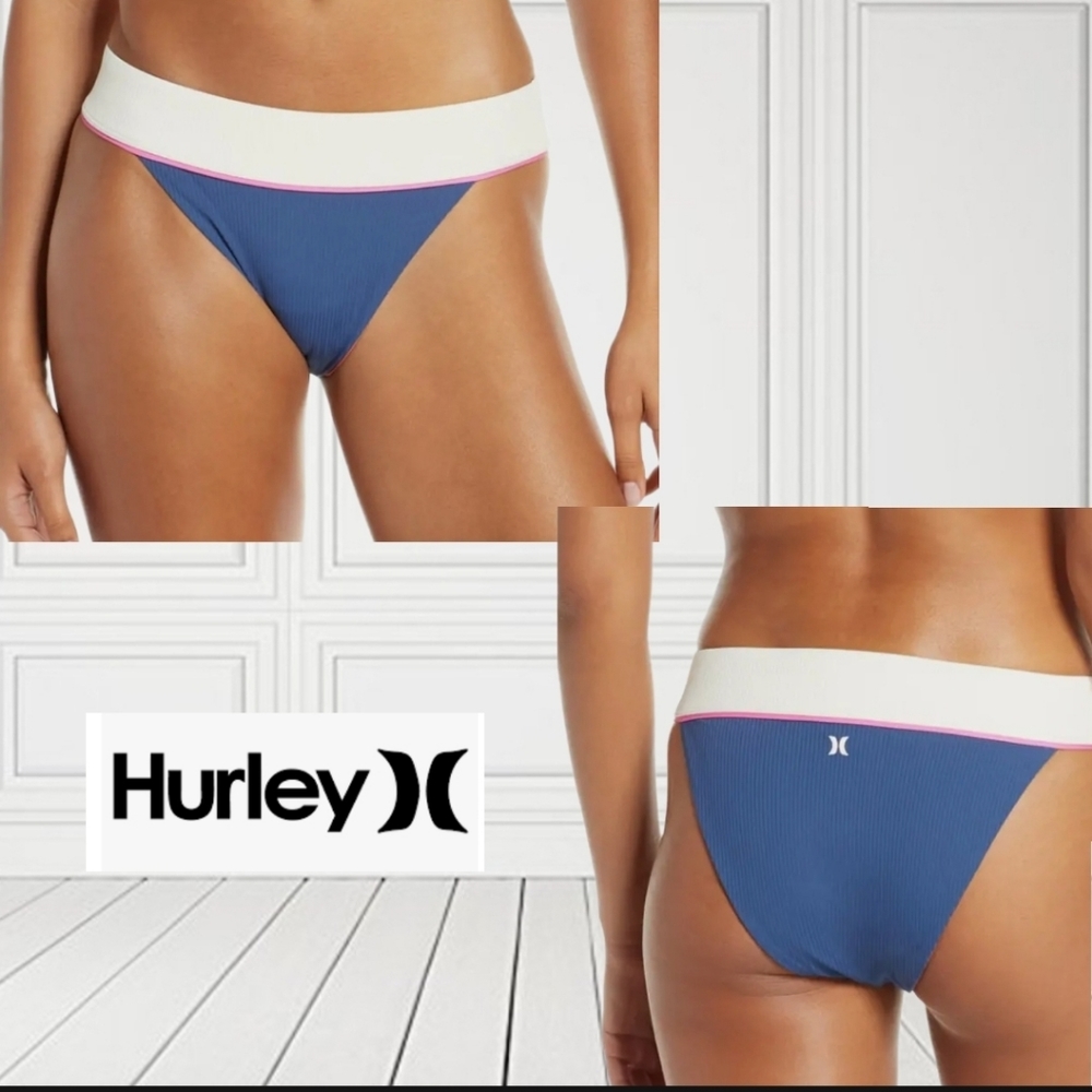 Hurley Maritime Ribbed Bikini Bottom M